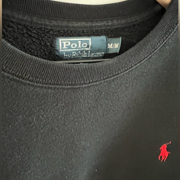 Black Polo Ralph Lauren crewneck sweater - Picture 2 of 4